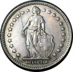Швейцария 1940 г. B (Берн) • KM# 24 • 1 франк • серебро • регулярный выпуск • XF