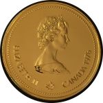 Канада 1976 г. • KM# 116 • 100 долларов • Олимпийские Игры, Монреаль • золото-917 - 16.97 гр. • MS BU Люкс!!