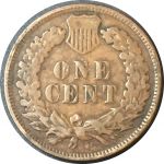 США 1907 г. • KM# 90a • 1 цент • "Индеец" • регулярный выпуск • VF-