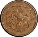 Мексика 1943 г. • KM# 439 • 20 сентаво • пирамида Солнца • регулярный выпуск(первый год) • XF-AU ( кат. - $10 )