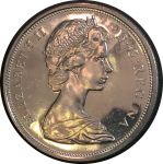 Канада 1965 г. • KM# 56 • 50 центов • Елизавета II • серебро • регулярный выпуск • MS BU пруфлайк!