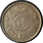 Люксембург 1939 г. • KM# 44 • 1 франк • женщина с пшеницей • регулярный выпуск(год-тип) • XF-AU