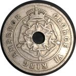 Южная Родезия 1940 г. • KM# 25 • 1 пенни • регулярный выпуск • VF+  ( кат.- $10 )