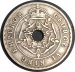 Южная Родезия 1939 г. • KM# 25 • 1 пенни • регулярный выпуск • XF ( кат.- $17 )