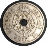 Южная Родезия 1938 г. • KM# 25 • 1 пенни • регулярный выпуск • XF ( кат.- $20 )