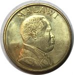 Малави 1996 г. • KM# 28 • 1 квача • президент Мулузи • орел • регулярный выпуск • MS BU ( кат.- $10,00 )
