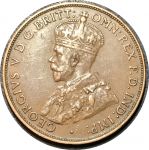 Австралия 1936 г. • KM# 23 • 1 пенни • Георг V • регулярный выпуск • XF ( кат.- $15 )