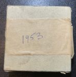 США 1953 г. • Годовой набор • 1 - 50 центов (5 монет), коробка (серебро) • специальный выпуск • MS BU пруф!
