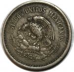 Мексика 1940 г. M • KM# 432 • 10 сентаво • мексиканский орел • регулярный выпуск • XF