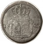 Вюртемберг 1805 г. • KM# 483 • 3 крейцера • Фридрих II • герб • регулярный выпуск • VF+
