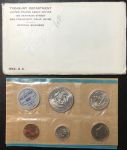 США 1964 г. P • Годовой набор (Филадельфия) • 5 монет (серебро) • регулярный выпуск • MS BU