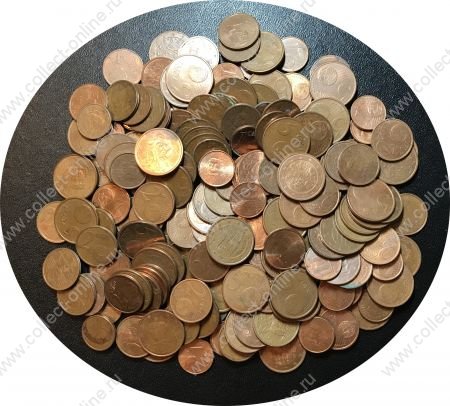 Евро 2002-2017 гг. • 1,2 и 5 евроцентов • лот 177 монет разных стран • VF -  BU
