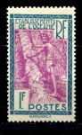 Французская Полинезия 1929 г. • SC# J15 • 1 fr • молодой таитянин • служебный выпуск • MH OG VF