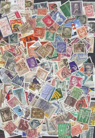 Германия • XX век • набор 100 разных старых марок • Used VF