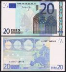 ЕС • Италия 2002 г.(2013) • P# 17s • 20 евро • регулярный выпуск • М. Драги • серия - S • UNC пресс
