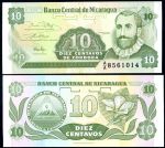 Никарагуа 1991 г. • P# 169 • 10 сентаво • Франсиско Эрнандес де Кордоба • регулярный выпуск • UNC пресс