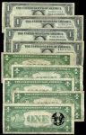 США 1935 г. G • P# 416NM • 1 доллар • Джордж Вашингтон • серебряный сертификат • +/- F-VF