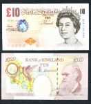 Великобритания 2012 г. • P# 389d • 10 фунтов • Елизавета II • Чарльз Дарвин • регулярный выпуск • C. Salmon • UNC пресс