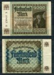 ГЕРМАНИЯ 1922г. P#81a / 5000 МАРОК XF