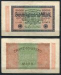 ГЕРМАНИЯ 1923г. P# 85b / 20000 МАРОК XF     