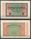 ГЕРМАНИЯ 1923г. P# 85b / 20000 МАРОК XF  