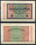 ГЕРМАНИЯ 1923г. P# 85b / 20000 МАРОК VF     