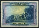 Испания 1928 г. • P# 76 A4 • 100 песет • Мигель де Сервантес • регулярный выпуск • XF