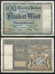 Бавария 1922 г. • P# S923 • 100 марок • экстренный выпуск • VF