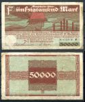 Германия • Гладбах 1923 г. • 50000 марок • F-VF