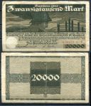 Германия • Гладбах 1923 г. • 20000 марок • F-VF