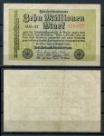 ГЕРМАНИЯ 1923г. P# 106d / 10 млн. МАРОК / XF