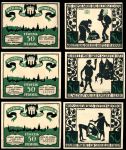 Китцинген Германия 1921г. / 50(3) пф. / сценки про деньги / UNC пресс
