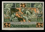 Ильзенбург Германия 1921г. / 25 пф. / картинки из ада / UNC пресс