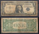 США 1957 г. • P# 419 • 1 доллар • Джордж Вашингтон • серебряный сертификат • VG