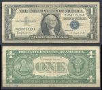 США 1957 г. B • P# 419b • 1 доллар • Джордж Вашингтон • серебряный сертификат • F-*