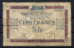 Франция • оккупация Германии 1923 г. • P# R6 • 5 франков • Зевс • оккупационный выпуск • F-* ®