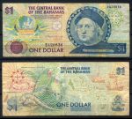 Багамы 1992 г. • P# 50 • 1 доллар • Христофор Колумб • памятный выпуск • F