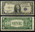 США 1935 г. C • P# 416c • 1 доллар • Джордж Вашингтон • серебряный сертификат • F-*