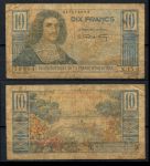 Французская Экваториальная Африка 1947 г. • P# 21 • 10 франков • регулярный выпуск • F-