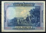 Испания 1928 г. • P# 76 • 100 песет • Мигель де Сервантес • регулярный выпуск • XF+