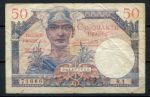 Франция • оккупация Саара 1947 г. • P# M8 • 50 франков • F-VF*