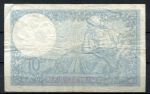 Франция 1941 г. (NF 9-1) • P# 84 • 10 франков • богиня Минерва • крестьянка • регулярный выпуск • F-VF*