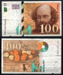 Франция 1997 г. • P# 158 • 100 франков • Поль Сезанн • регулярный выпуск • VF*