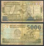 Мадагаскар 1993 г. • P# 74A • 25000 франков(5000 ариари) • старик • регулярный выпуск • F*