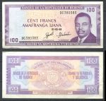 Бурунди 1988 г. • P# 29c • 100 франков • Луи Рвагасоре • регулярный выпуск • XF-AU