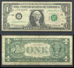 США 1969 г. J Канзас-сити • P# 449 • 1 доллар • Джордж Вашингтон • регулярный выпуск • F