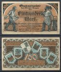 Германия • Торгау 1922 г. • 100 марок • сеятель и кузнец • нотгельд • VF