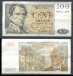 Бельгия 1953 г.(02.05) • P# 129a • 100 франков • Леопольд I • регулярный выпуск • XF-AU