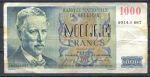 Бельгия 1953 г.(02.10) • P# 131 • 1000 франков • Альберт • регулярный выпуск • VF*