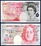 Великобритания 1993 г. (1993-1998) • P# 388a • 50 фунтов • Елизавета II • Исаак Ньютон • регулярный выпуск • G. E. A. Kentfield • XF